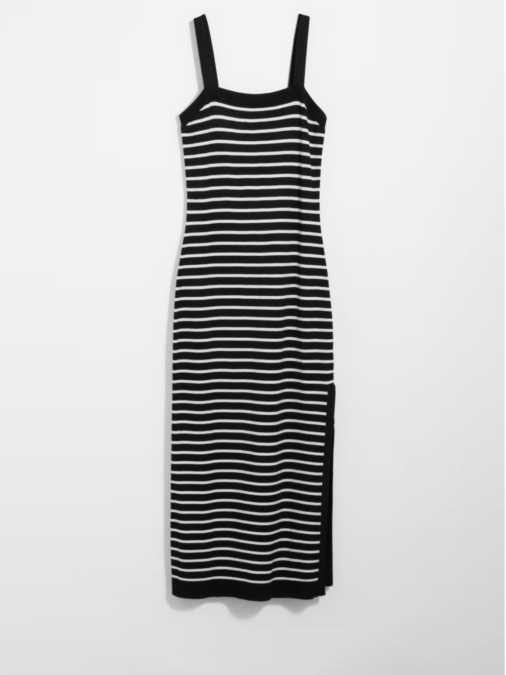 JACQUARD-KNIT MIDI DRESS